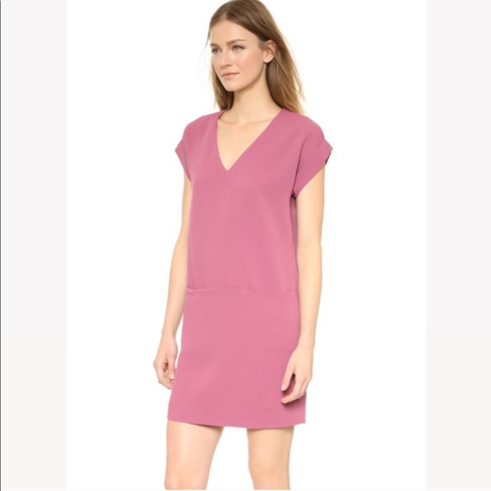 NWT Vince Rolled Sleeve Shift Mini Dress Medium